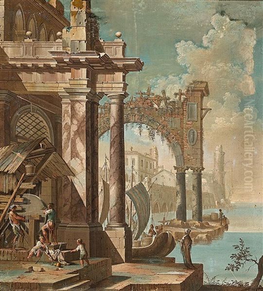 Caprichos Arquitectonicos (pair) - view 1