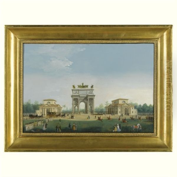Milan, View Of The Arch Of Peace - view 1
