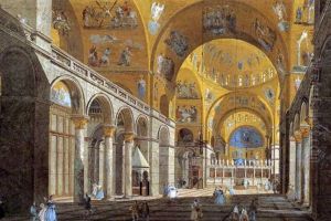 Interno Della Basilica Di San Marco A Venezia