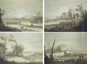 The Four Seasons by Giuseppe Bernardino Bison
