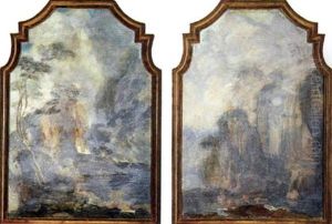 Paesaggio Di Fantasia by Giuseppe Bernardino Bison