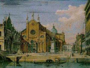 The Church Of Ss. Giovanni E Paolo And The Monument To Bartolomeo Colleoni, Venice