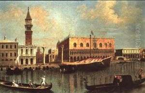 Veduta Della Piazzetta Dal Canal Grande