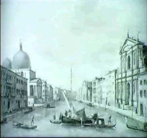 Vue D'un Canal De Venise