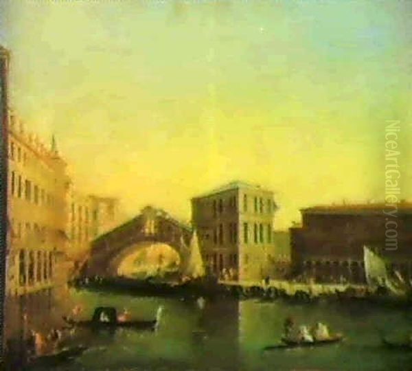 Venice, A View Of The Rialto Bridge....... - view 1