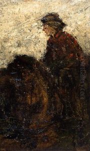Vrouw Te Paard by Suze Bisschop-Robertson