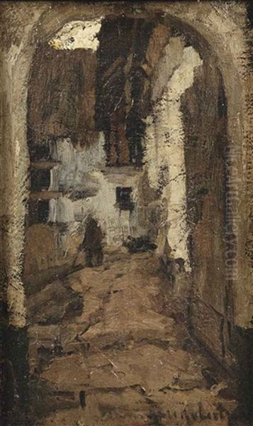 Poortje Met Doorkijk Naar Huizen, Harderwijk; An Alleyway In Harderwijk - view 1