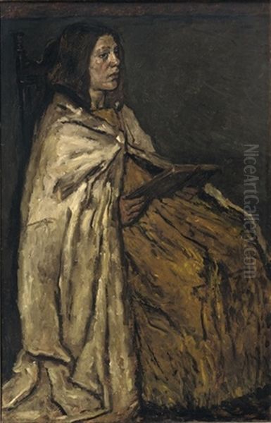 A Girl Reading - view 1