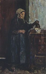Koffievrouwtje by Suze Bisschop-Robertson