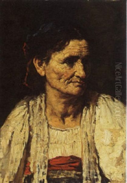 Portrait Of A Gypsy Woman - view 1