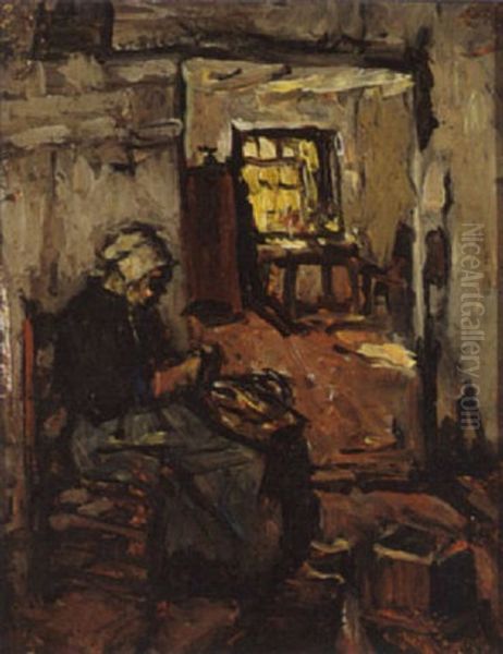 A Woman In An Interior - view 1
