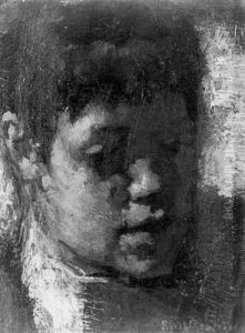 Head Of A Woman by Suze Bisschop-Robertson