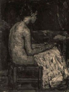 A Seated Nude by Suze Bisschop-Robertson