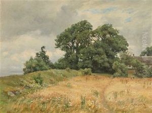 Langtved - Bramsnaes Vig (landscape From Langved At Bramsnaes Vig, Denmark) by Rudolf Bissen
