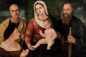 Virgen Con Nino by Francesco di Vittore Bissolo