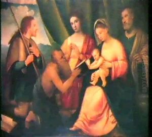 Die Hl. Familie by Francesco di Vittore Bissolo