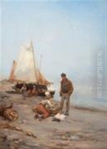 Retour De La Peche by Paul Bistagne