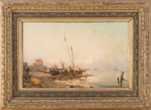 Pecheurs Au Port - view 1