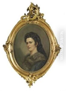 Kaiserin Elisabeth Von Osterreich by Hans Bitterlich