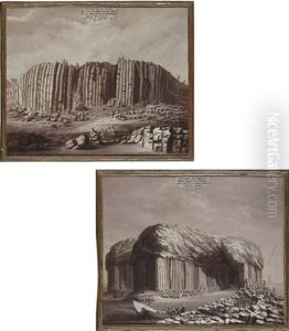 The Giant's Causeway, Ireland (+ Fingal's Cave, Scotland; Pair) by Antonio de' Bittio