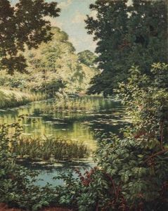 A Woodland Lake A Woodland Lake