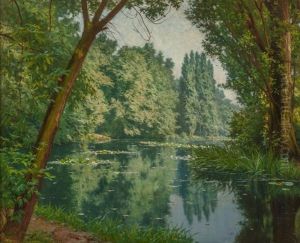 Midsummer Water Lilies by Henri Biva
