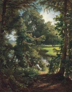 Fishing On A Sunny Afternoon by Henri Biva