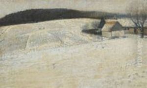 Wintry Landscape by Niels Bjerre