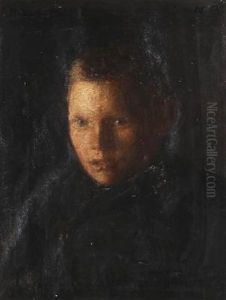Portrait Of A Boy by Niels Bjerre