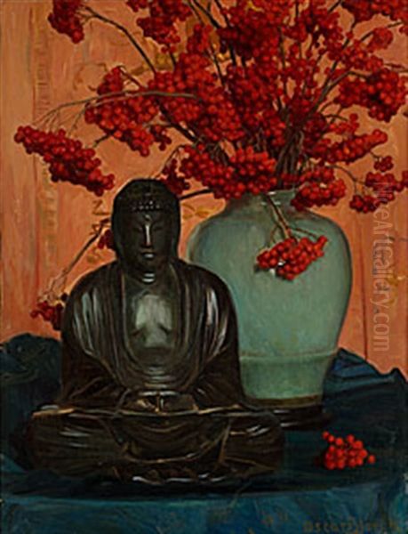 Stilleben Med En Budda - view 1