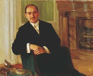 Portraet Af Vekseler Johan Levin
