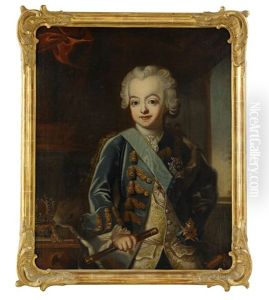 Portratt Av Den Unge Kronprins Gustav