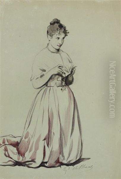 A Kneeling Woman - view 1