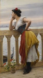 Anticipation by Eugen von Blaas