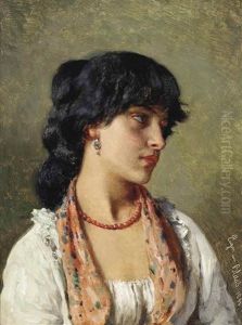 Gentle Beauty by Eugen von Blaas