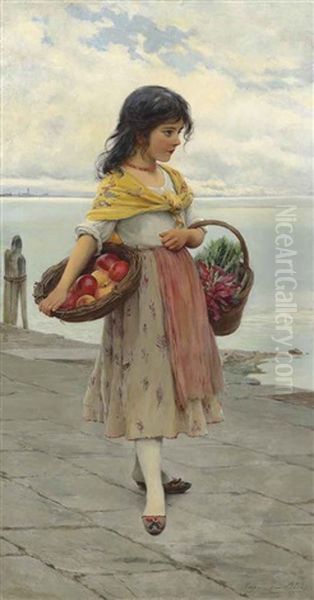 Home From The Market, Venice - view 1