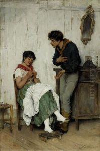 Der Antrag by Eugen von Blaas