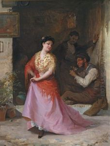 Ein Tanzchen by Eugen von Blaas