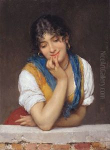 Verliebt by Eugen von Blaas