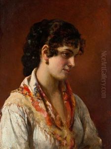 Junge Venezianerin by Eugen von Blaas