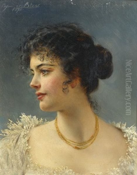 Portrait De Femme Au Collier - view 1