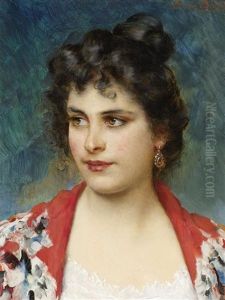 Das Madchen Von Chioggia by Eugen von Blaas