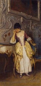 A Sad Moment by Eugen von Blaas