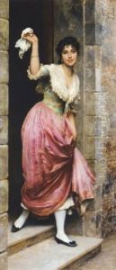 The Farewell by Eugen von Blaas