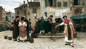 Am Brunnen by Eugen von Blaas