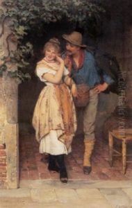 The Secret by Eugen von Blaas