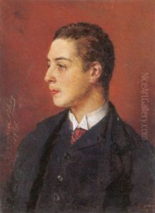 Ritratto Di Giovane Uomo Di Profilo by Eugen von Blaas