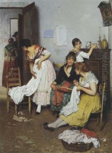 The Appointment by Eugen von Blaas