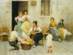 The Venetian Flower Vendor The Venetian Flower Vendor
