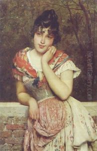Far Away Thoughts by Eugen von Blaas